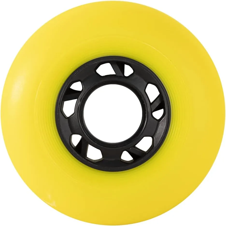 4-Pack Inline Skate Wheels Outdoor 90A Freestyle Durable Tire72mm 76mm 80mm for Choose Hockey Roller Blades Replacement Wheel