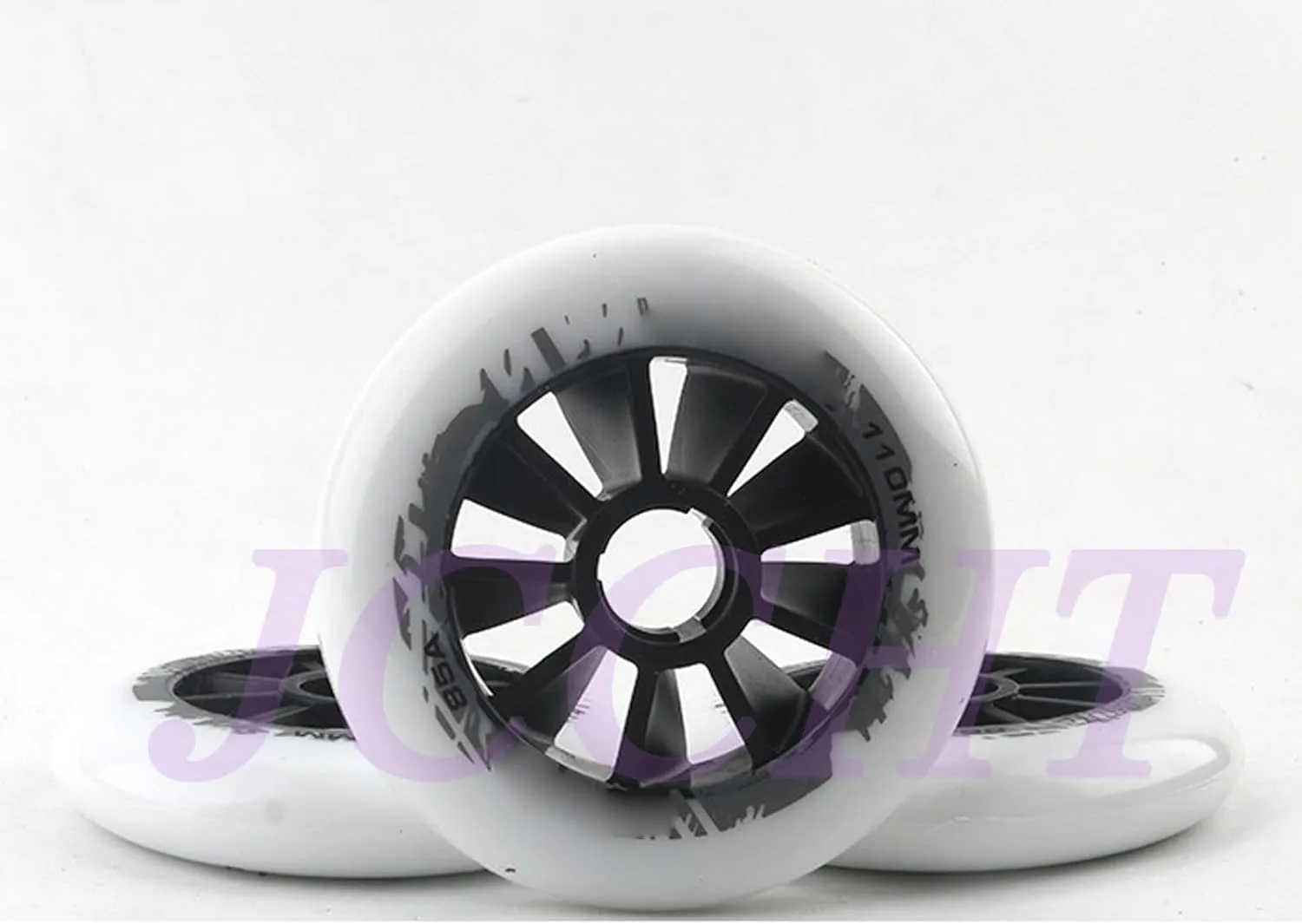 6 Pack Inline Speed Skate Wheels 85A Roller Skate Wheels 90mm/100mm/110mm All Rounder Indoor Outdoor for Replacement Accessory