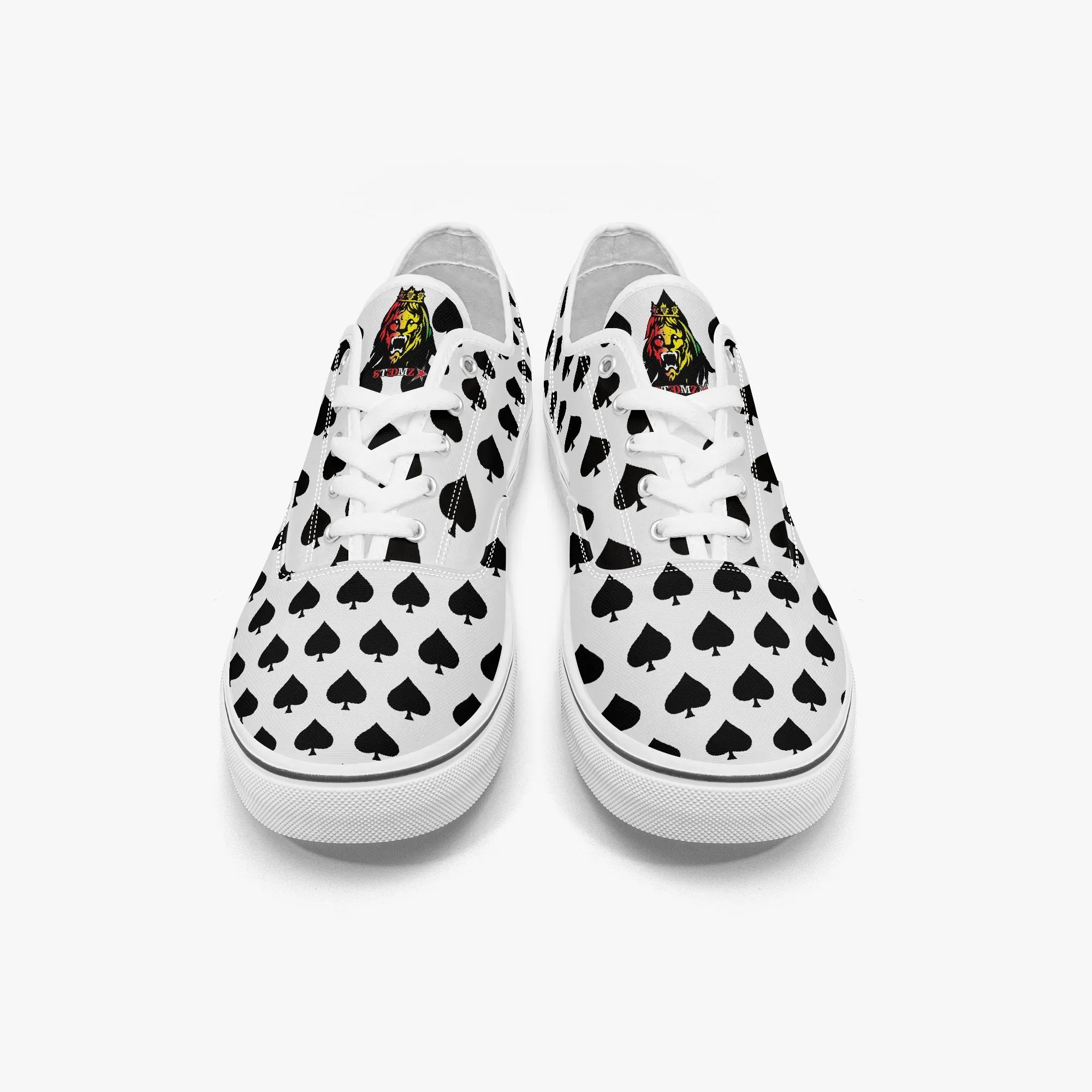 Aces White - Canvas Low Top