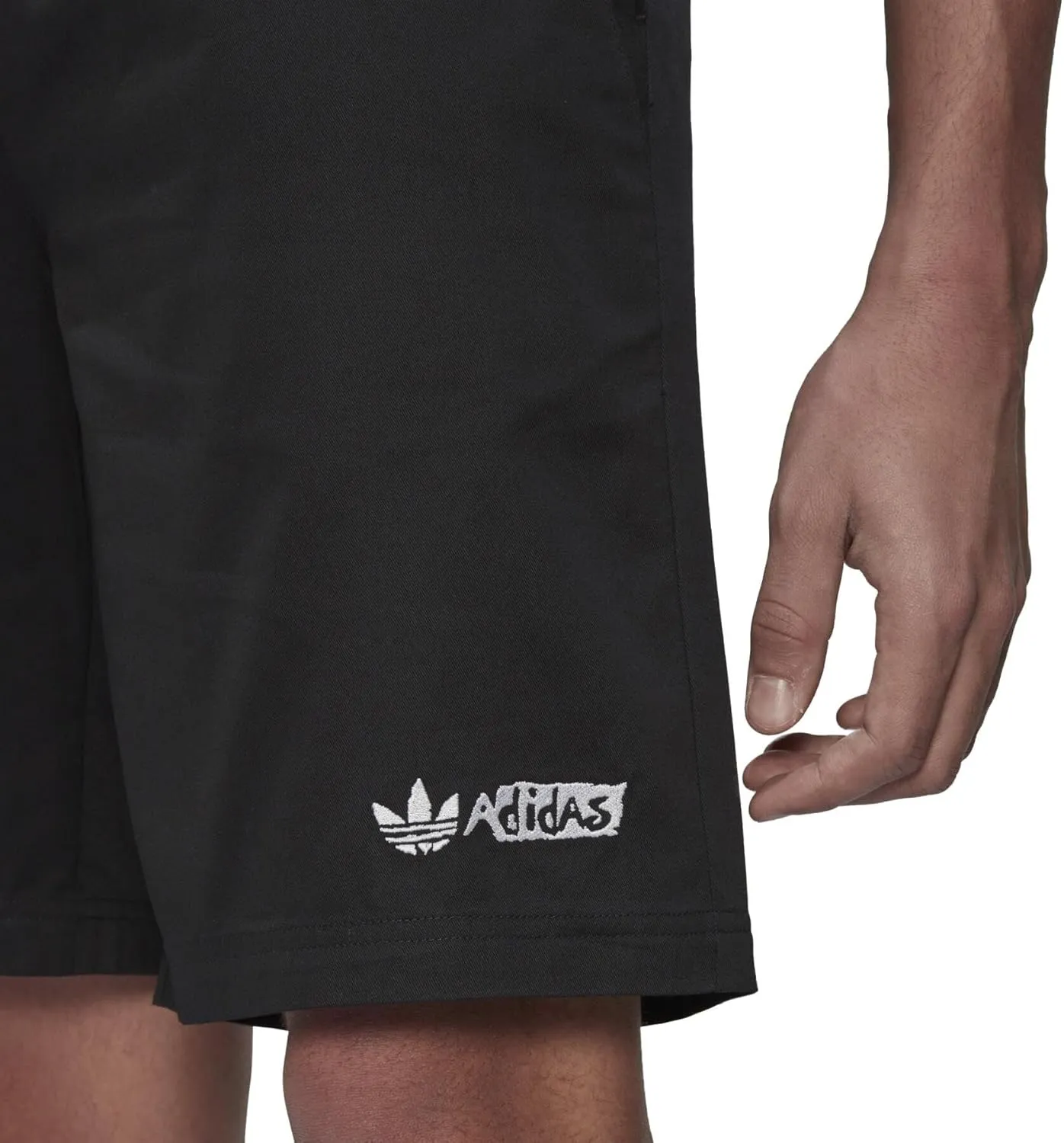 adidas Originals Mens Twill Shorts, Black