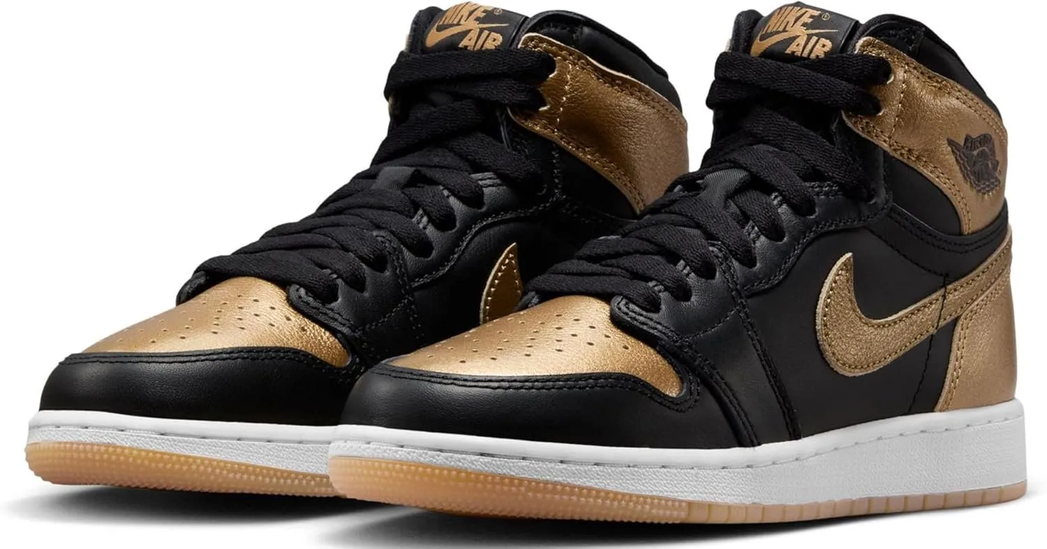 Air Jordan 1 High OG Big Kids' Shoes 'Metallic Gold' - (FD1437 071)