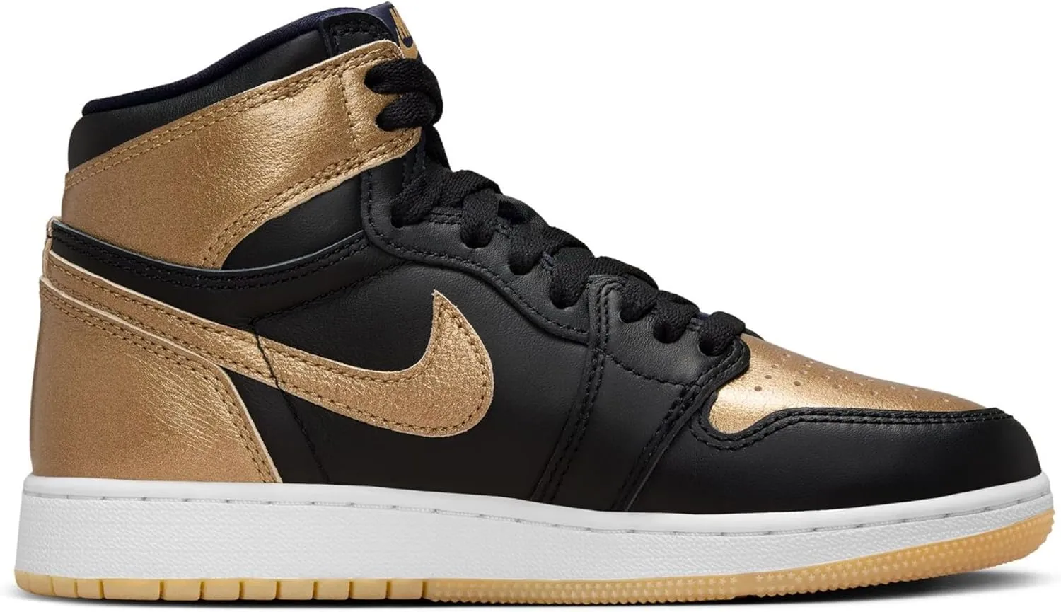 Air Jordan 1 High OG Big Kids' Shoes 'Metallic Gold' - (FD1437 071)