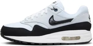 Air Max 1 Big Kids' Shoes (DZ3307-106,White/Black-Pure Platinum) Size 4