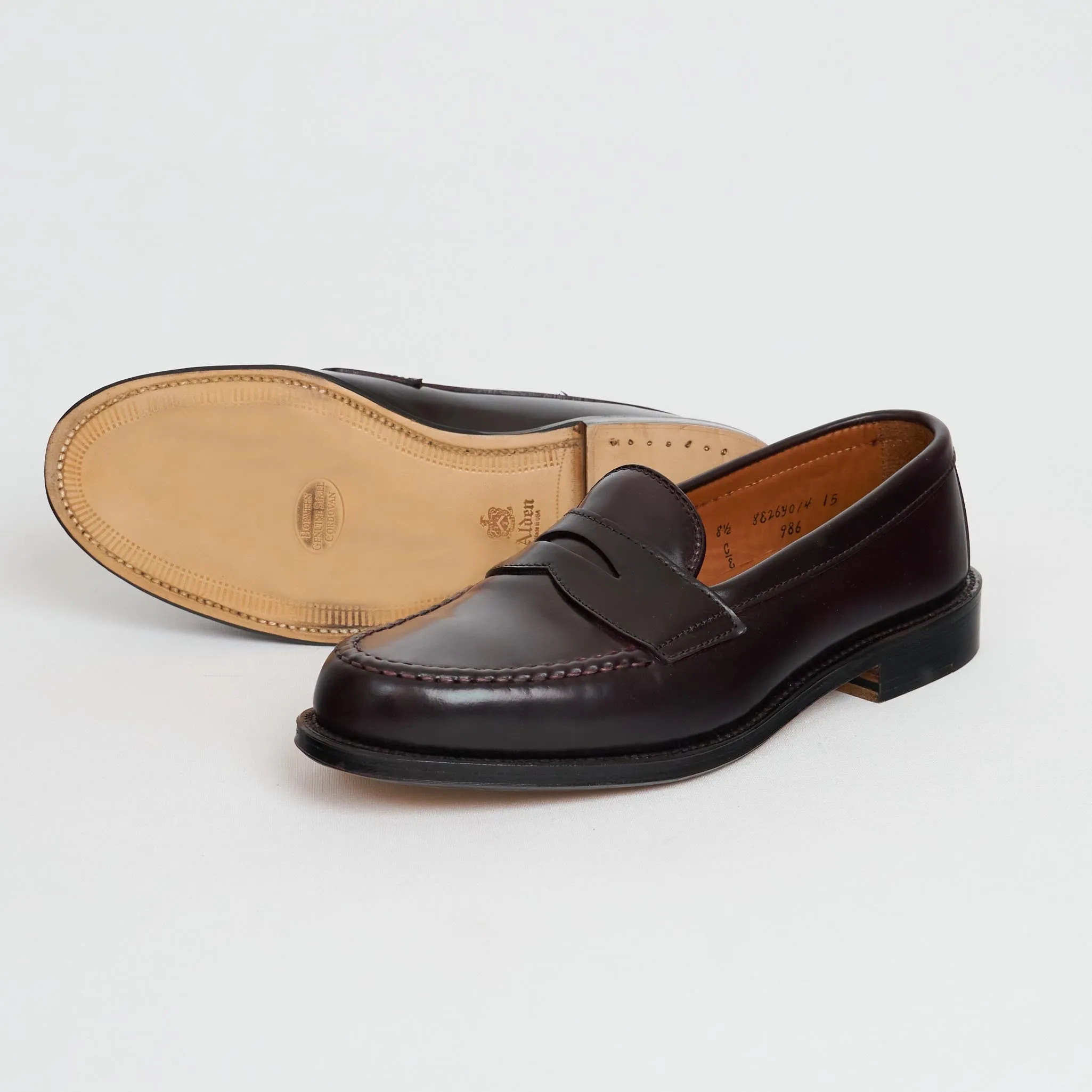 Alden Penny Loafer Shell Cordovan 986
