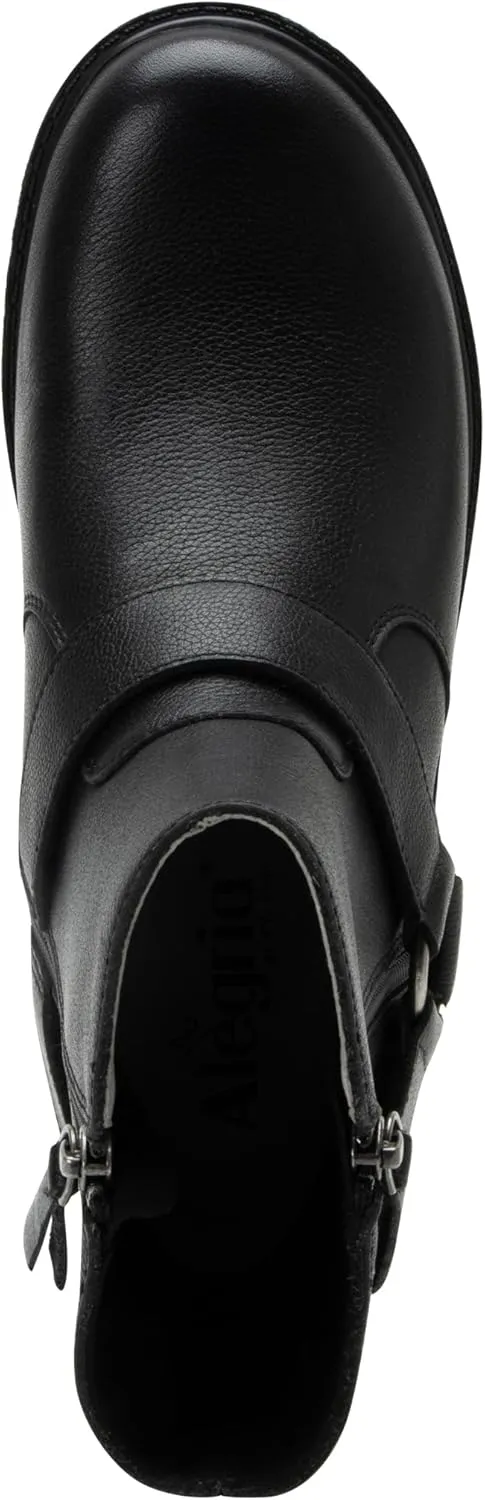 Alegria Womens Olympia Moto Tall Leather Mid Calf Boot