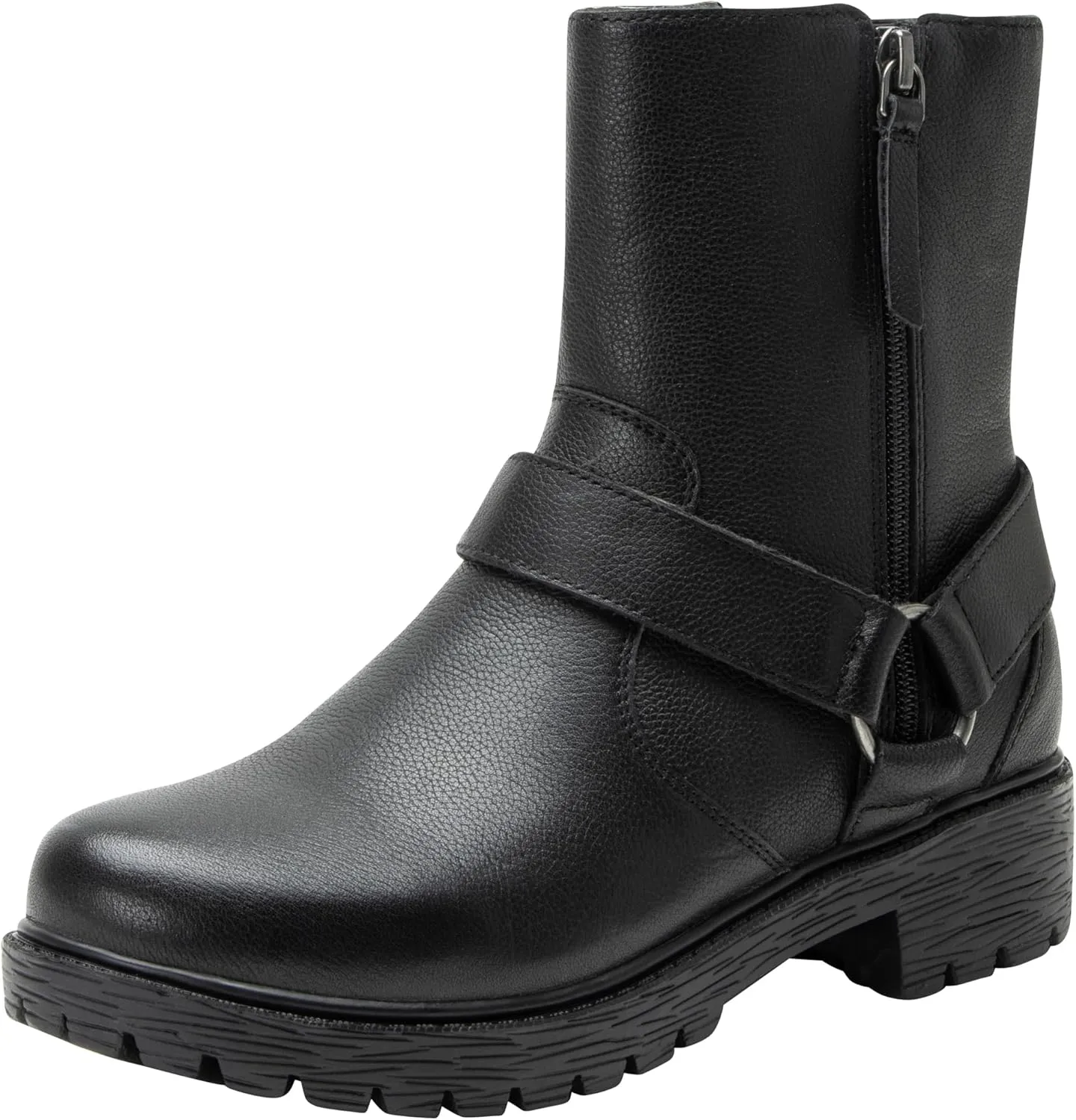 Alegria Womens Olympia Moto Tall Leather Mid Calf Boot