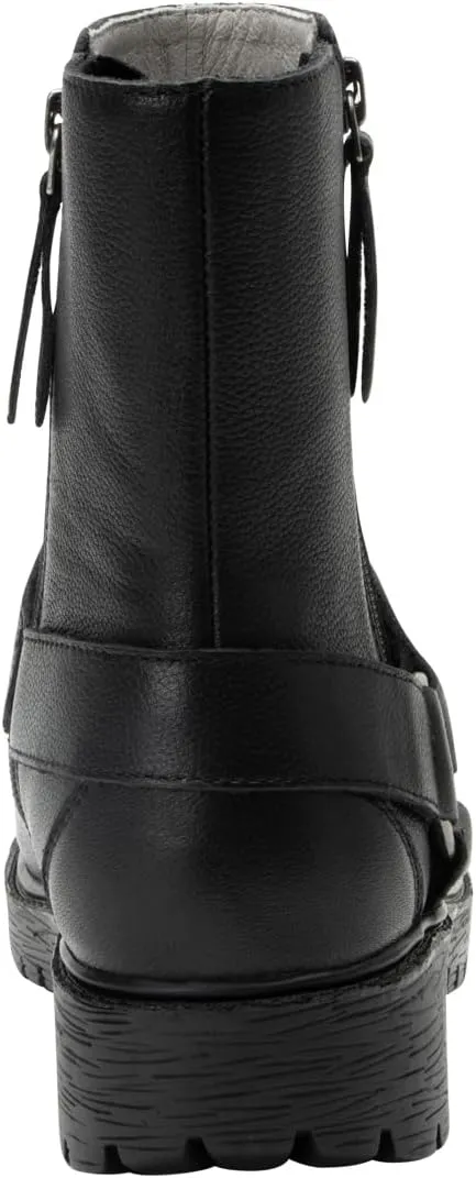 Alegria Womens Olympia Moto Tall Leather Mid Calf Boot