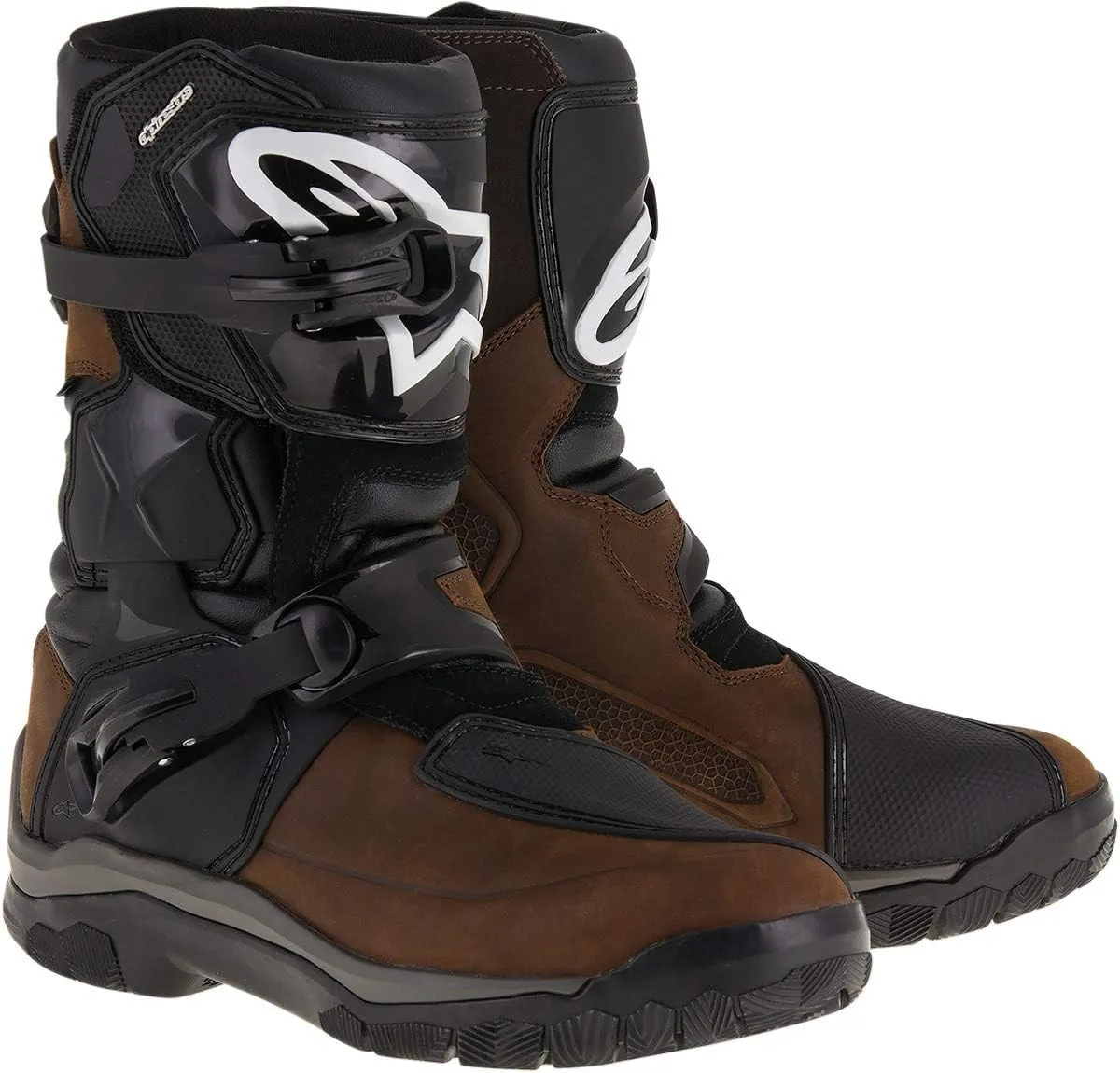 Alpinestars 2047317-82-12 Belize Drystar Boots Brown Oiled Leather Sz 12