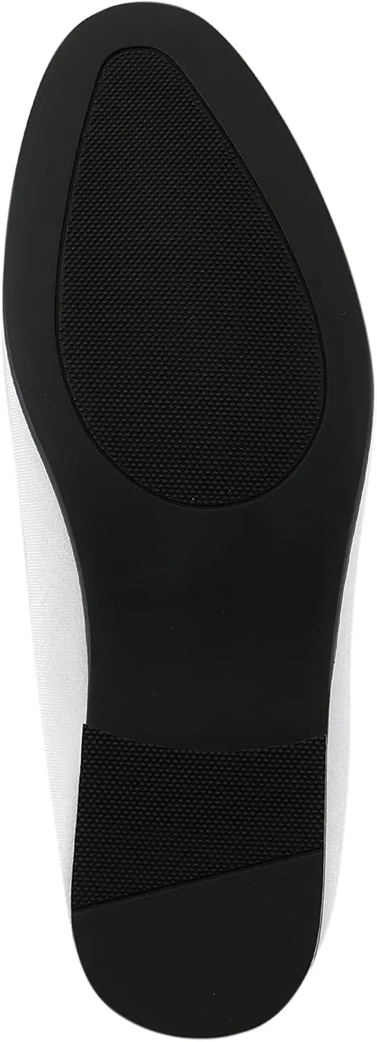 Amali Tiago- The Original Men's Faux Velvet Slip On Loafer with Jeweled Bit and Matching Piping - Mens Smoking Slip On Shoes - Formal Tuxedo Dress Shoe Loafers for Men