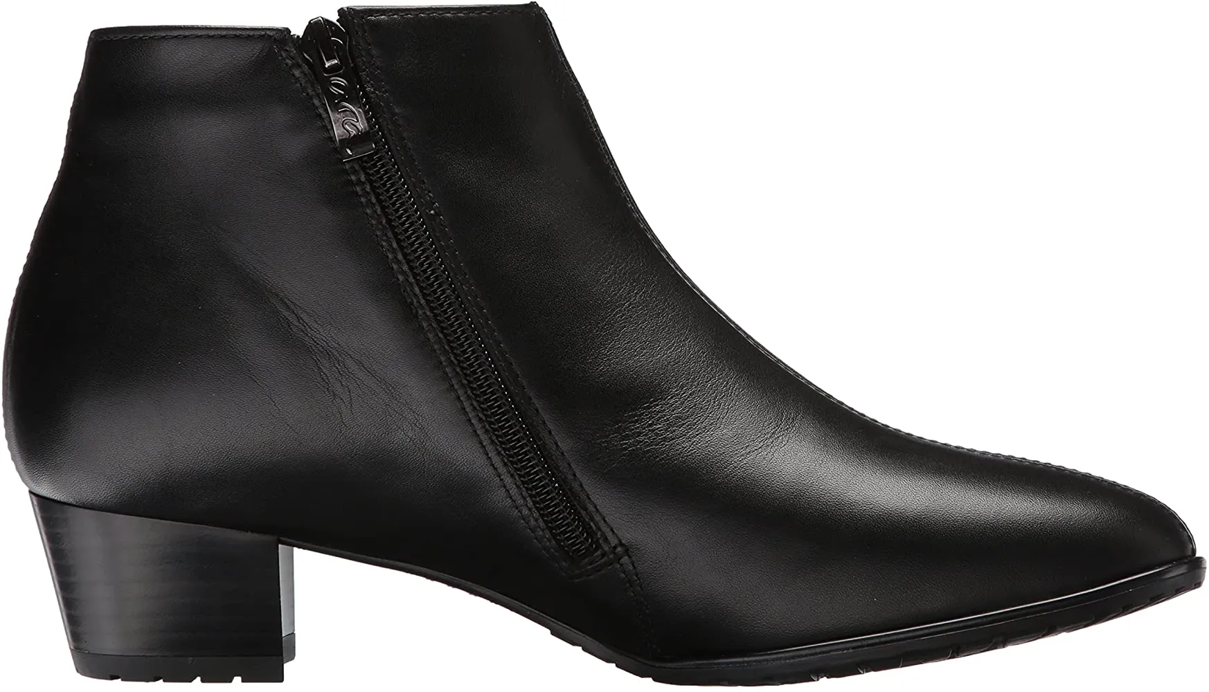 ARA PRISHA BLACK SMOOTH LEATHER WATERPROOF