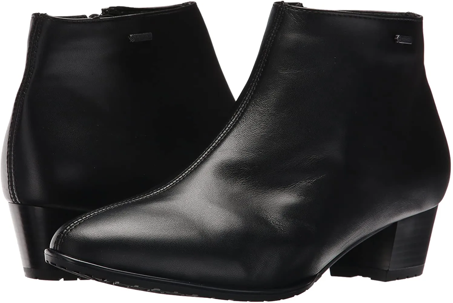 ARA PRISHA BLACK SMOOTH LEATHER WATERPROOF