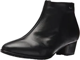 ARA PRISHA BLACK SMOOTH LEATHER WATERPROOF