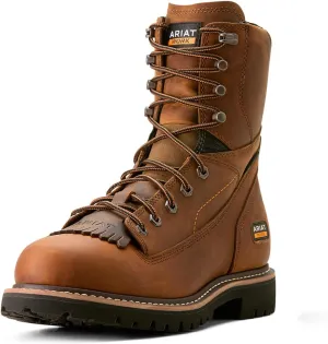 ARIAT Men's Longview Shock Shield 8" Waterproof Work Boot Industrial