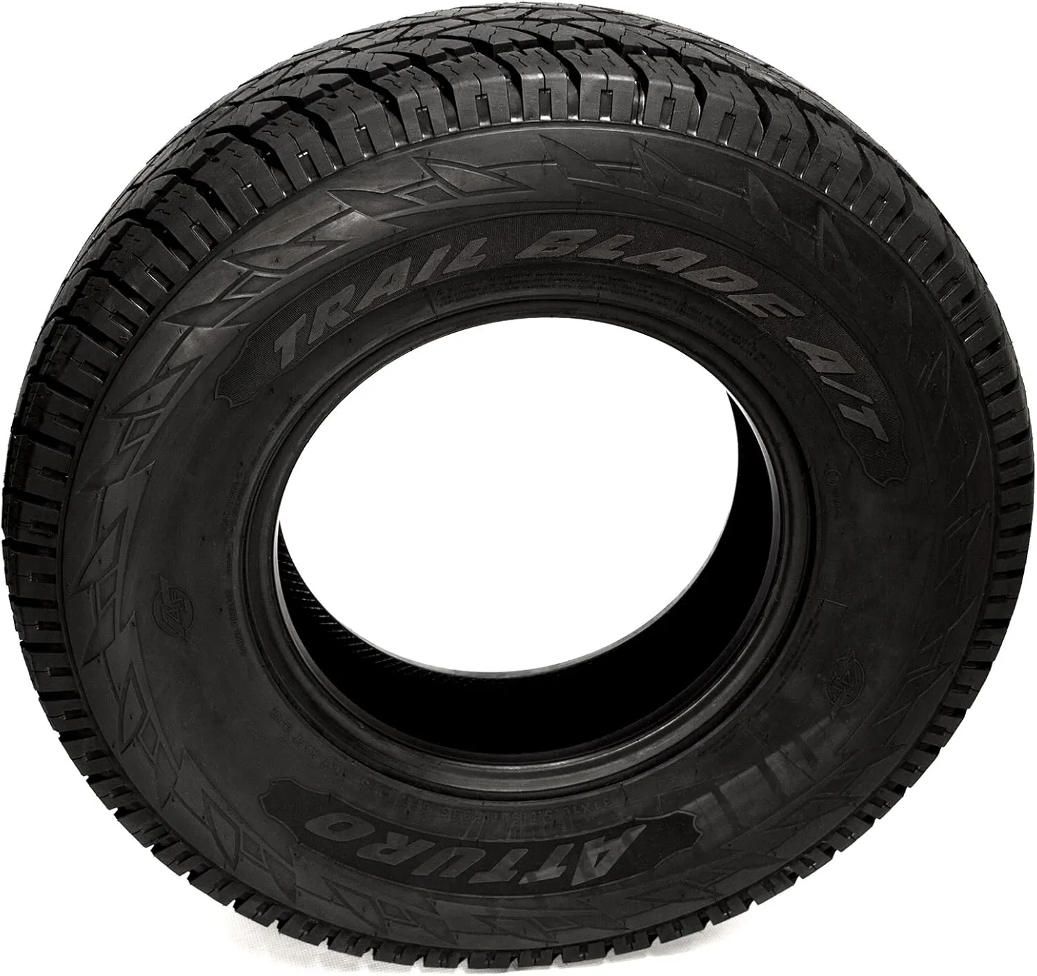 Atturo Trail Blade A/T All-Terrain Tires - 50K Mile, 3PMS Certified with Wave Sipes & Wide Channels - Durable, Stable, All-Weather Performance, Superior Year Round Traction, 265/70R17