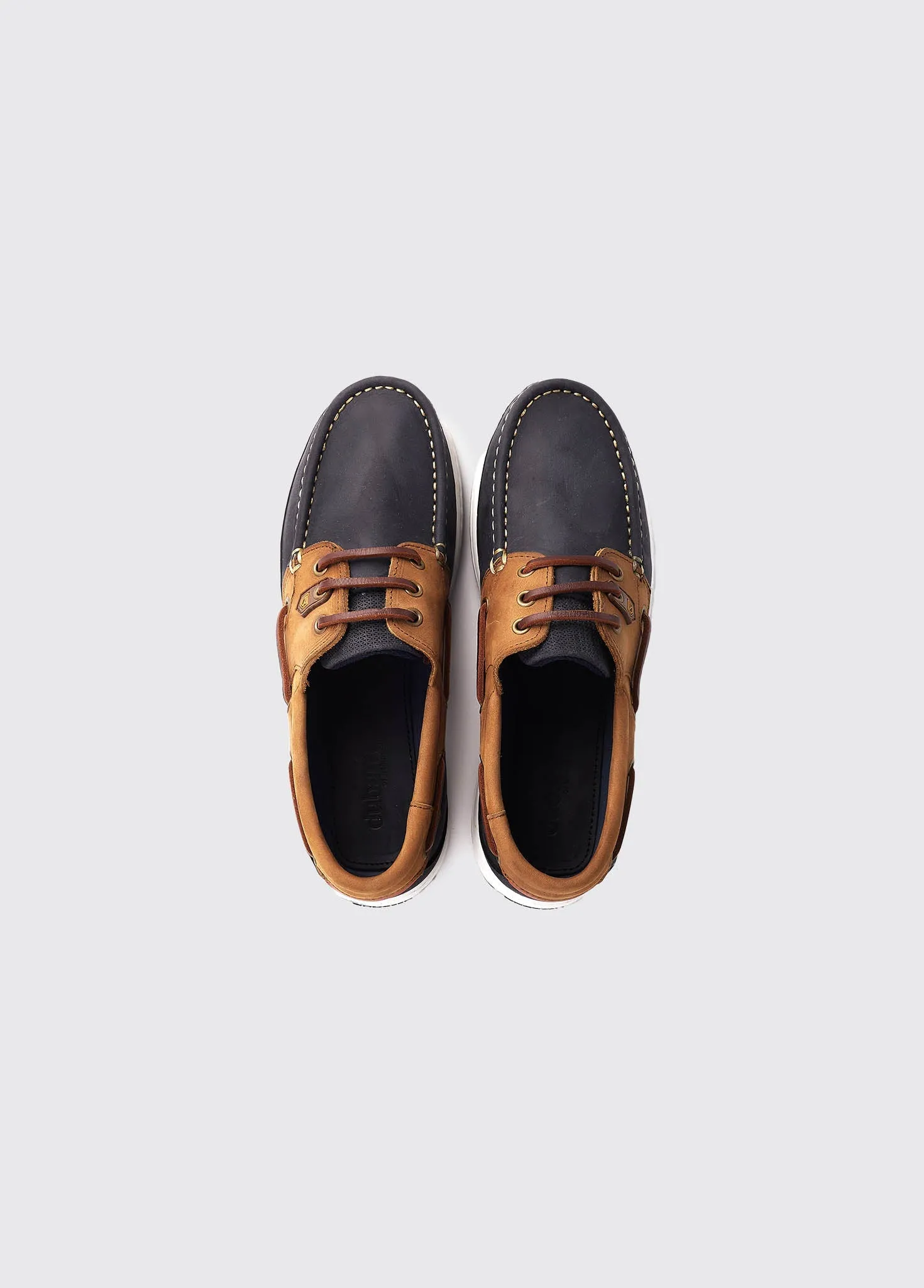 Auckland Women's Boat Shoe - Denim/T