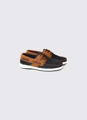 Auckland Women's Boat Shoe - Denim/T