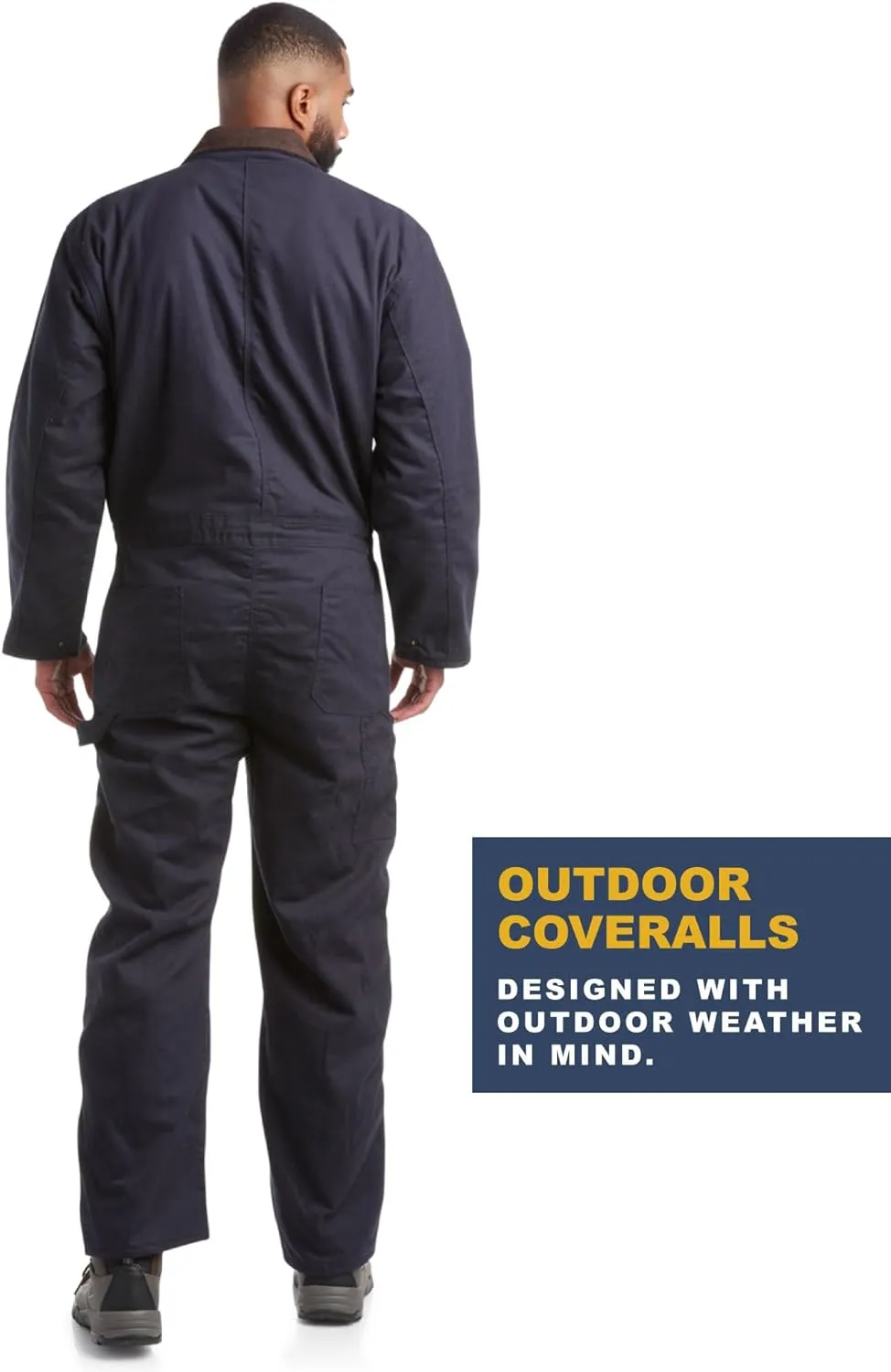 Bass Creek Outfitters Mens Coveralls - Insulated Water-Resistant Long Sleeve Work Wear Jump Suit, Coveralls for Men (M-XXL)