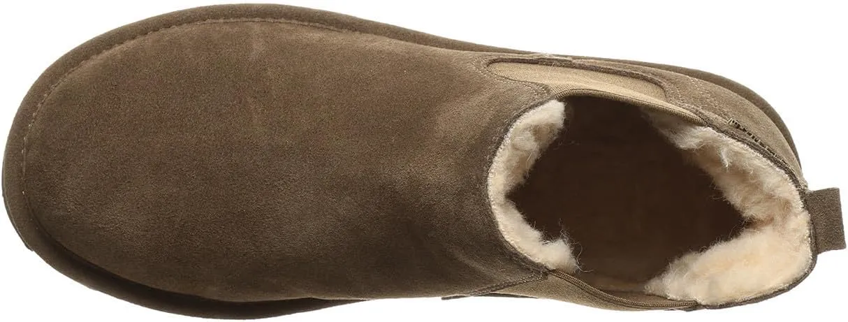 BEARPAW Women's Drew Multiple Colors | Women's Ankle Boot | Women's Slip On Boot | Comfortable Winter Boot