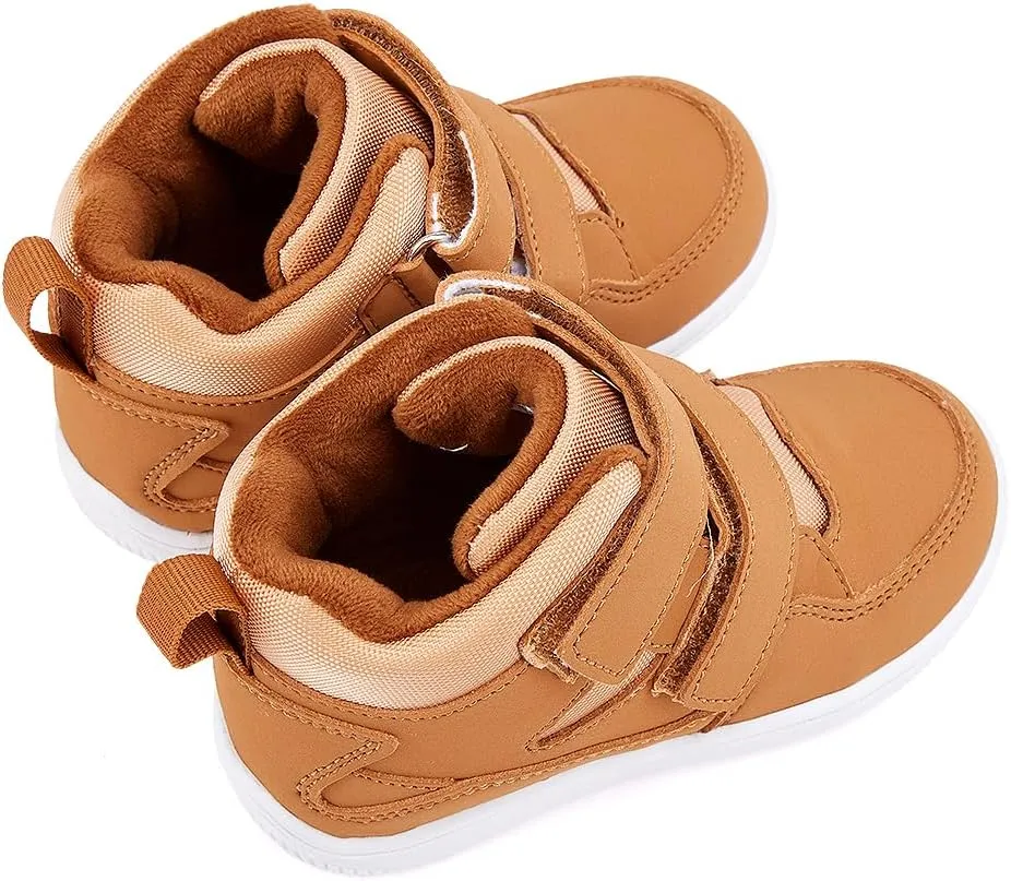 BMCiTYBM Toddler Snow Boots Boys Girls Winter Waterproof Shoes Cold Weather Outdoor