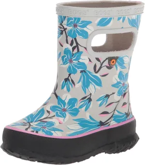 BOGS Unisex-Child Kids Skipper Waterproof Rubber Rain Boot