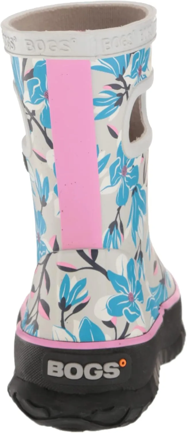 BOGS Unisex-Child Kids Skipper Waterproof Rubber Rain Boot