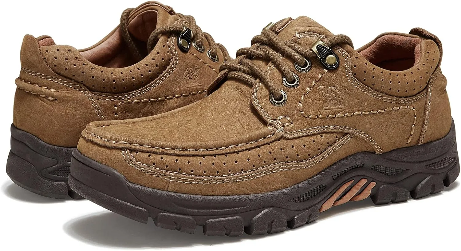 CAMEL CROWN Men Casual Shoes Loafers Comfortable Walking Shoes Oxford for Work Dress Travel-Lace up