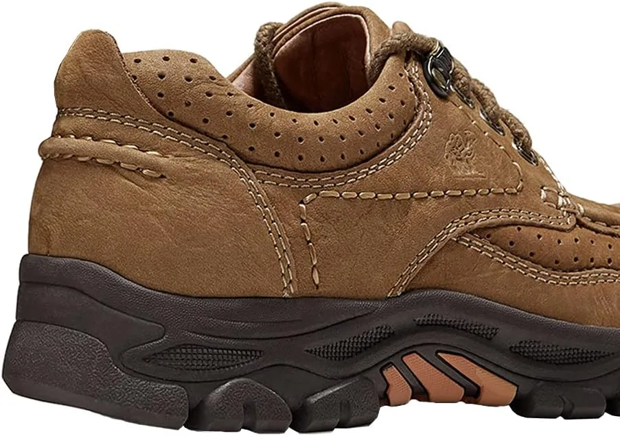 CAMEL CROWN Men Casual Shoes Loafers Comfortable Walking Shoes Oxford for Work Dress Travel-Lace up
