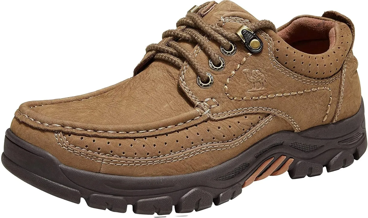 CAMEL CROWN Men Casual Shoes Loafers Comfortable Walking Shoes Oxford for Work Dress Travel-Lace up