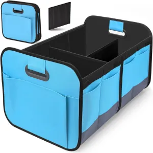 Car Trunk Organizer for Jaguar I‑PACE F‑PACE E‑PACE F‑Type XJ XF XE Large Capacity Trunk Storage Organizer Foldable Car Boot Organiser Storage Accessories,D