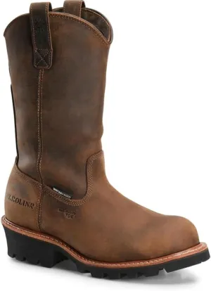 Carolina Men's 12" Waterproof Composite Toe Ranch Wellington Logger Work Boot