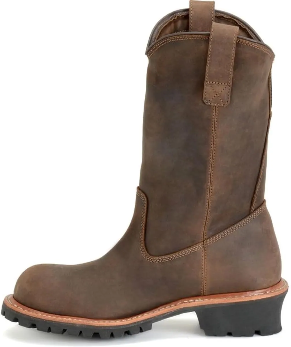 Carolina Men's 12" Waterproof Composite Toe Ranch Wellington Logger Work Boot