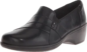 Clarks Women's May Marigold Slip-On Loafer, Black, 8