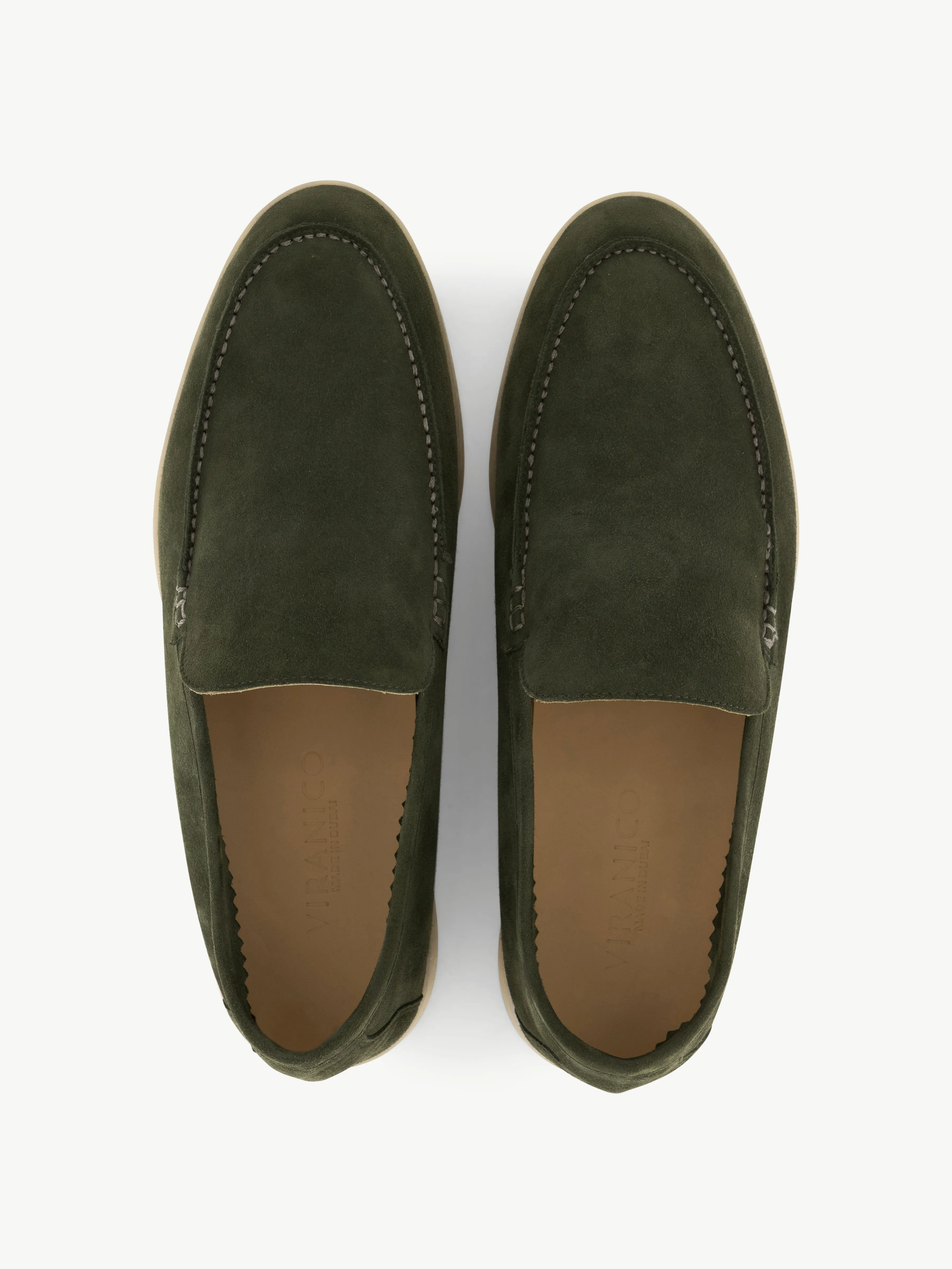 Classic Suede Loafer Forest Moss