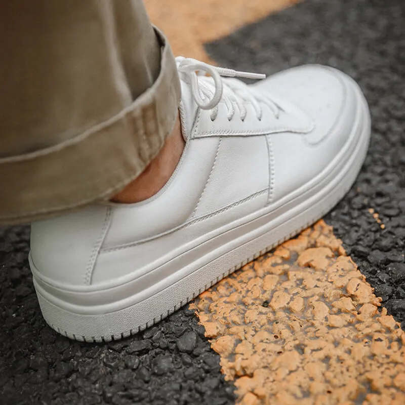 Classical White Skate Shoes 'Snowflake'