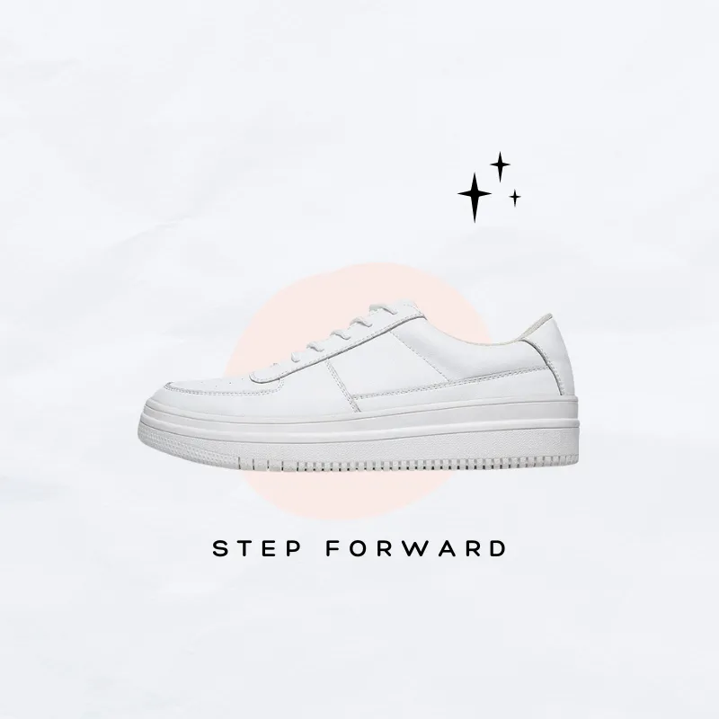 Classical White Skate Shoes 'Snowflake'