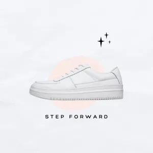 Classical White Skate Shoes 'Snowflake'