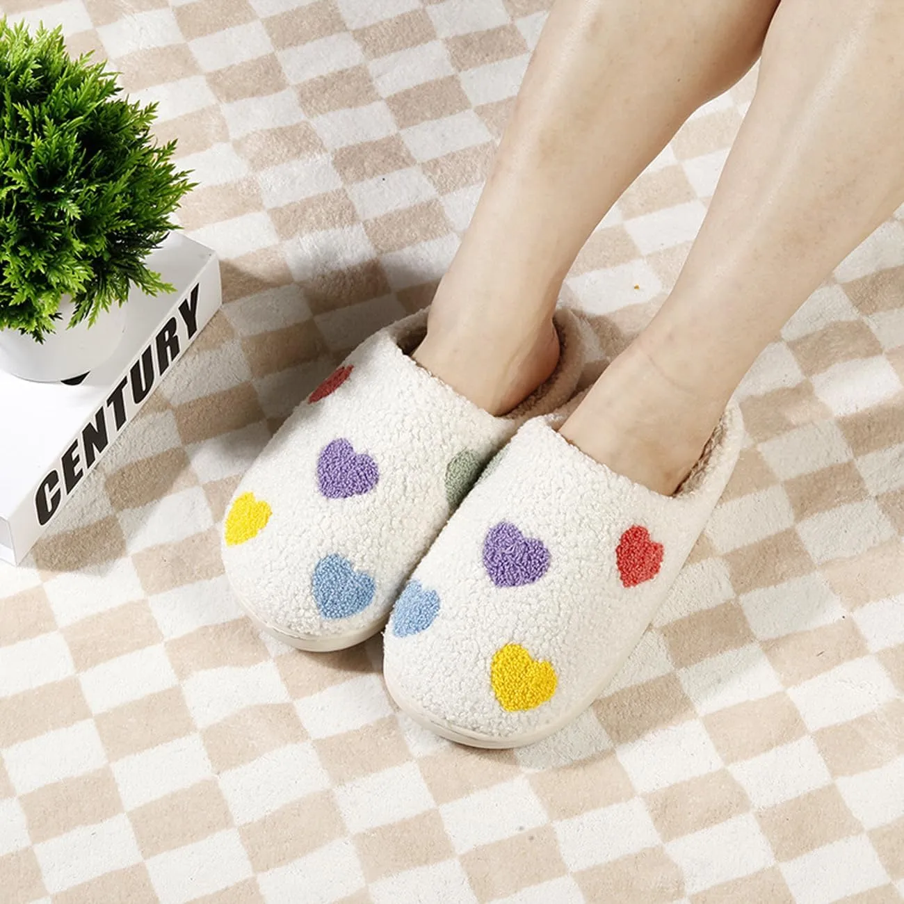 Cowboy Boot And Cowgirl Hat Slippers For Women Men Cute Strawberry Slippers Cozy Couple Indoor Outdoor House Slippers