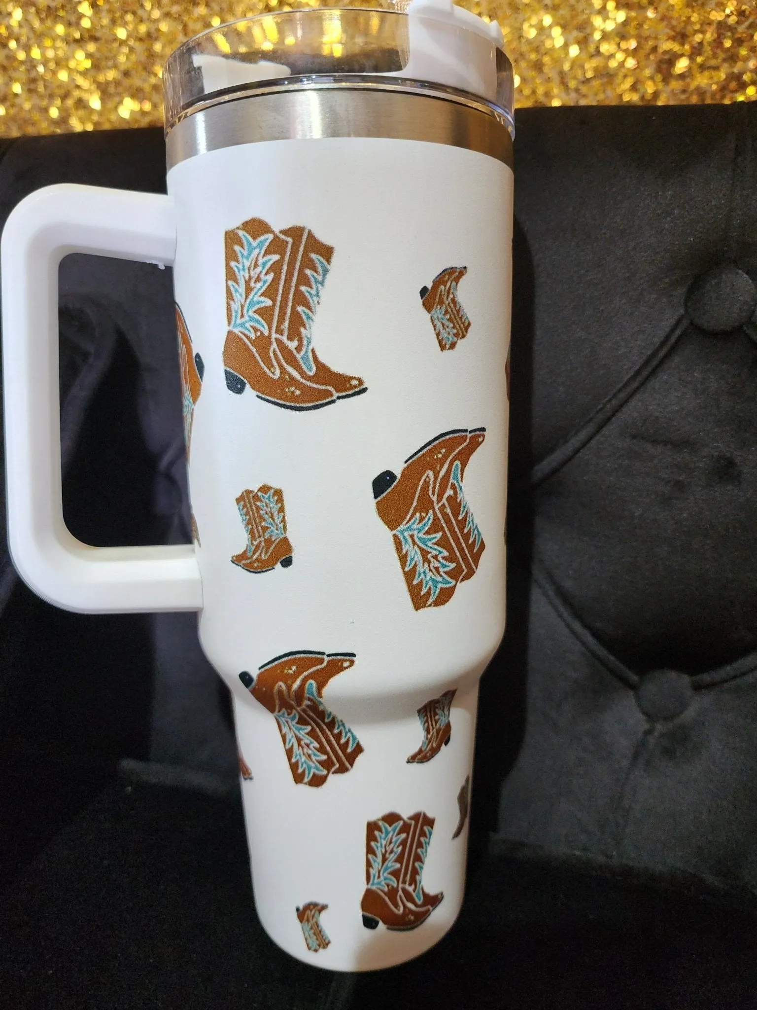 Cowboy Boot Tumbler 40oz