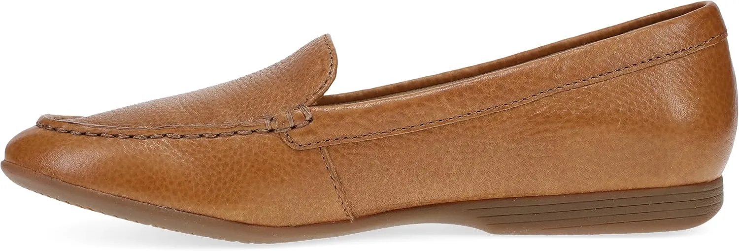 Dansko Lorri Slip-On Loafers for Women - Comfortable Flat Shoes with Arch Support - Versatile Casual to Dressy Footwear - Lightweight Rubber Outsole