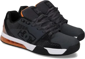 DC Men's Versatile Skate Shoe, Grey/Black/Orange, 13