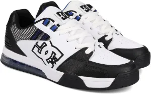 DC Men's Versatile Skate Shoe, White/Black/Blue, 9.5