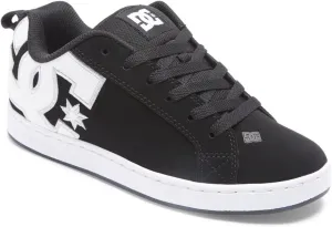DC Shoes Court Graffik Womens Skate Trainers in Black White - 9 US