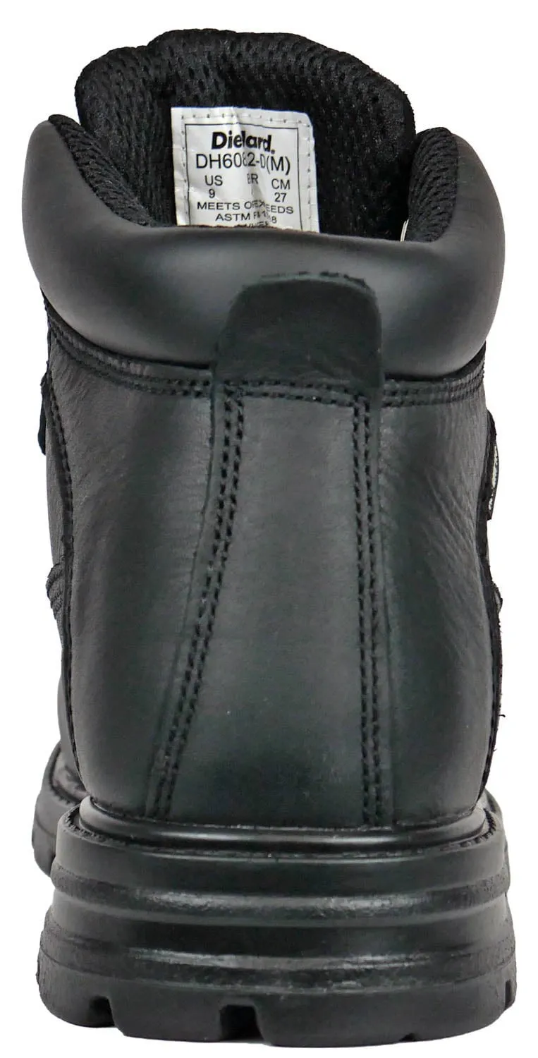 DieHard Mens Charger V2 CT WP SR Black Leather Work Boots