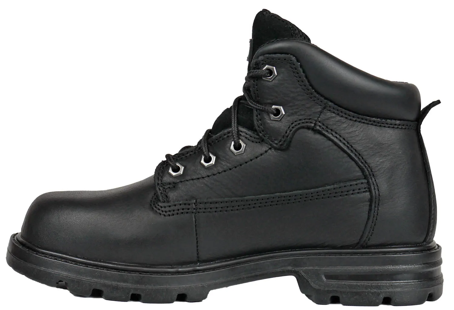 DieHard Mens Charger V2 CT WP SR Black Leather Work Boots