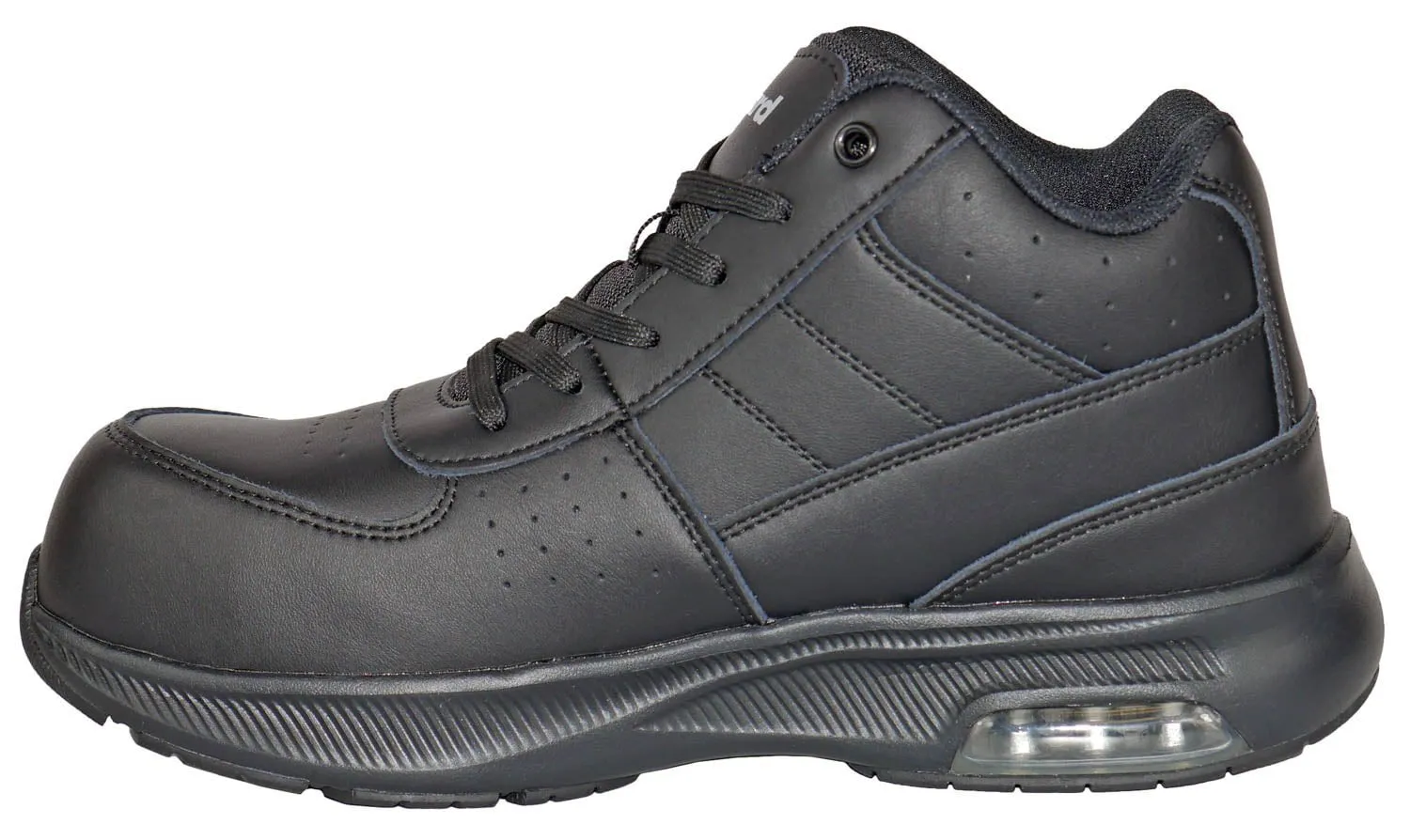 DieHard Mens Sonic Composite Toe Black Leather Work Shoes