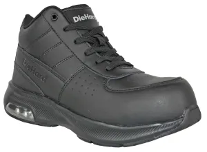 DieHard Mens Sonic Composite Toe Black Leather Work Shoes