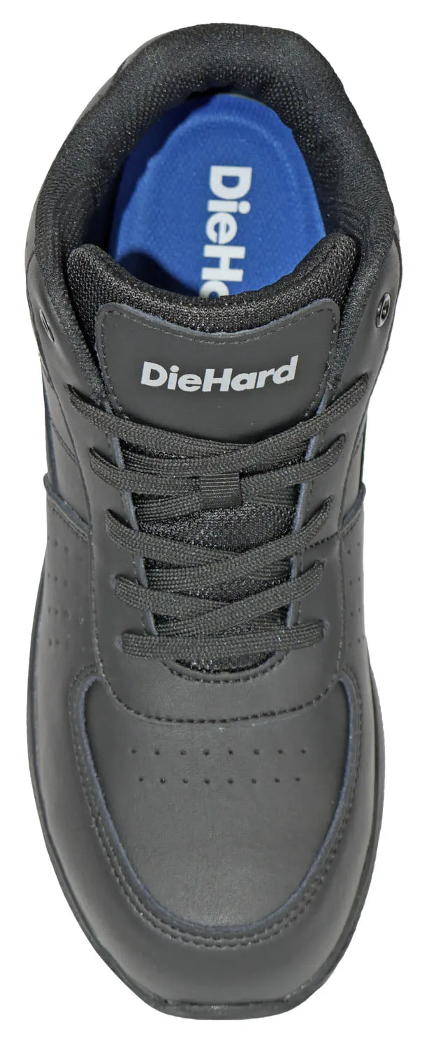 DieHard Mens Sonic Composite Toe Black Leather Work Shoes