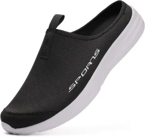 DimaiGlobal Mens Slippers with Arch Support Casual Mules Clog Open Back Shoes Comfort Slip-On Walking Loafer Indoor Outdoor House Shoes