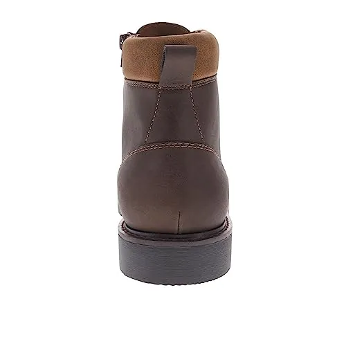 DOCKERS Mens Dudley Rugged Casual 7-Eyelet Captoe Boot, Dark Brown, 11 M