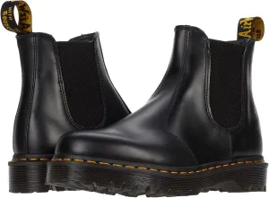 Dr. Martens unisex-adult 2976 Bex, Black Smooth Leather, 5 Women/4 Men